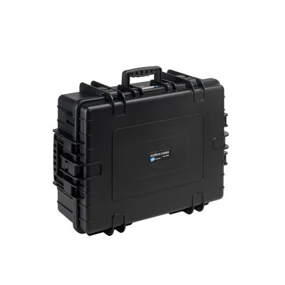 OUTDOOR kuffert i sort med skum polstring 585x415x210 mm Volume: 51 L Model: 6500/B/SI